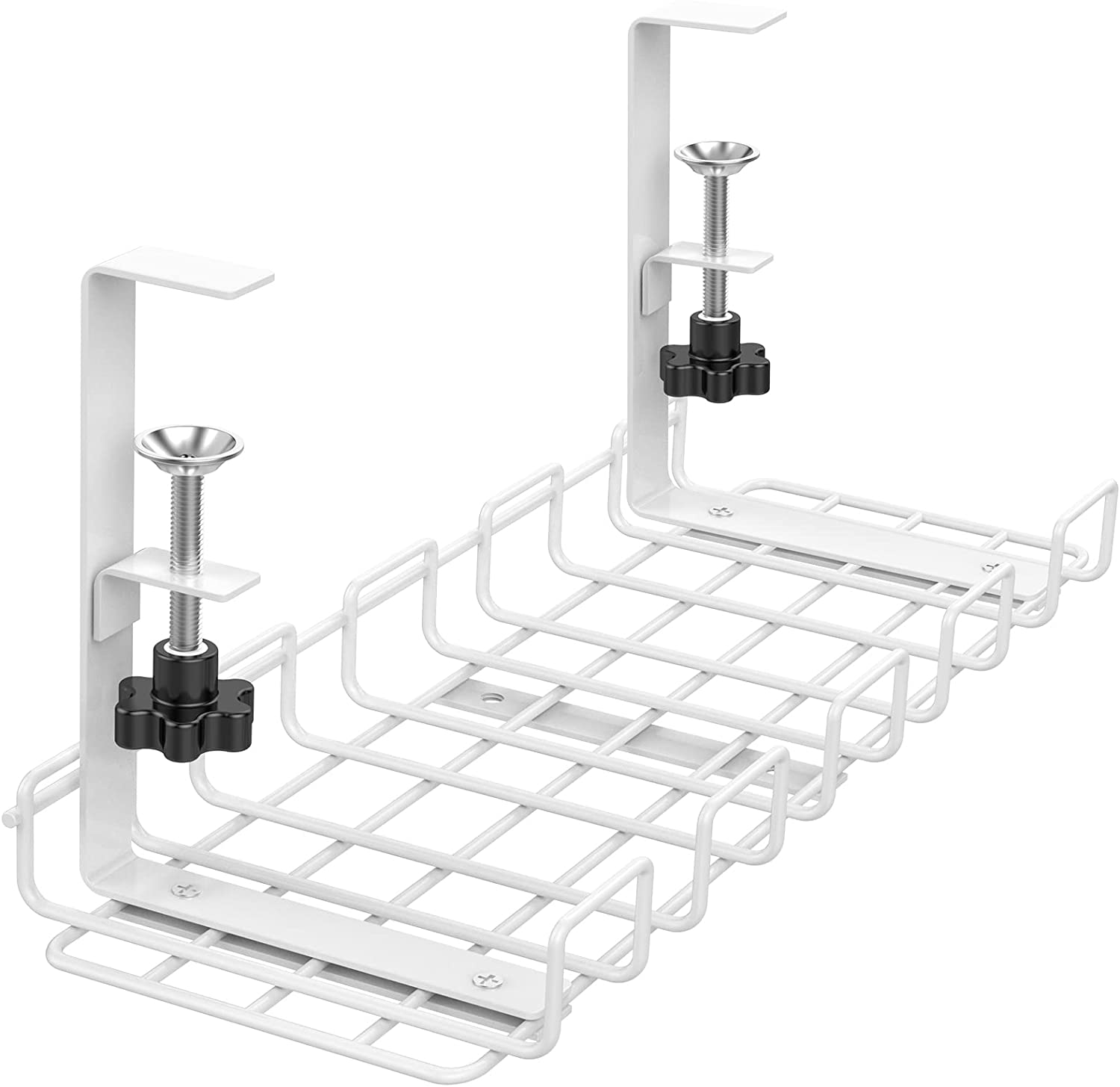 Sturdy Standing Type Wire Organizer for Desk Installation Type Metal Wire Mesh Design