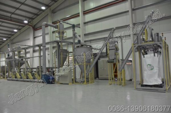 Completed Waste Tyre Recycling Line Rubber Powder Making Machine Customized