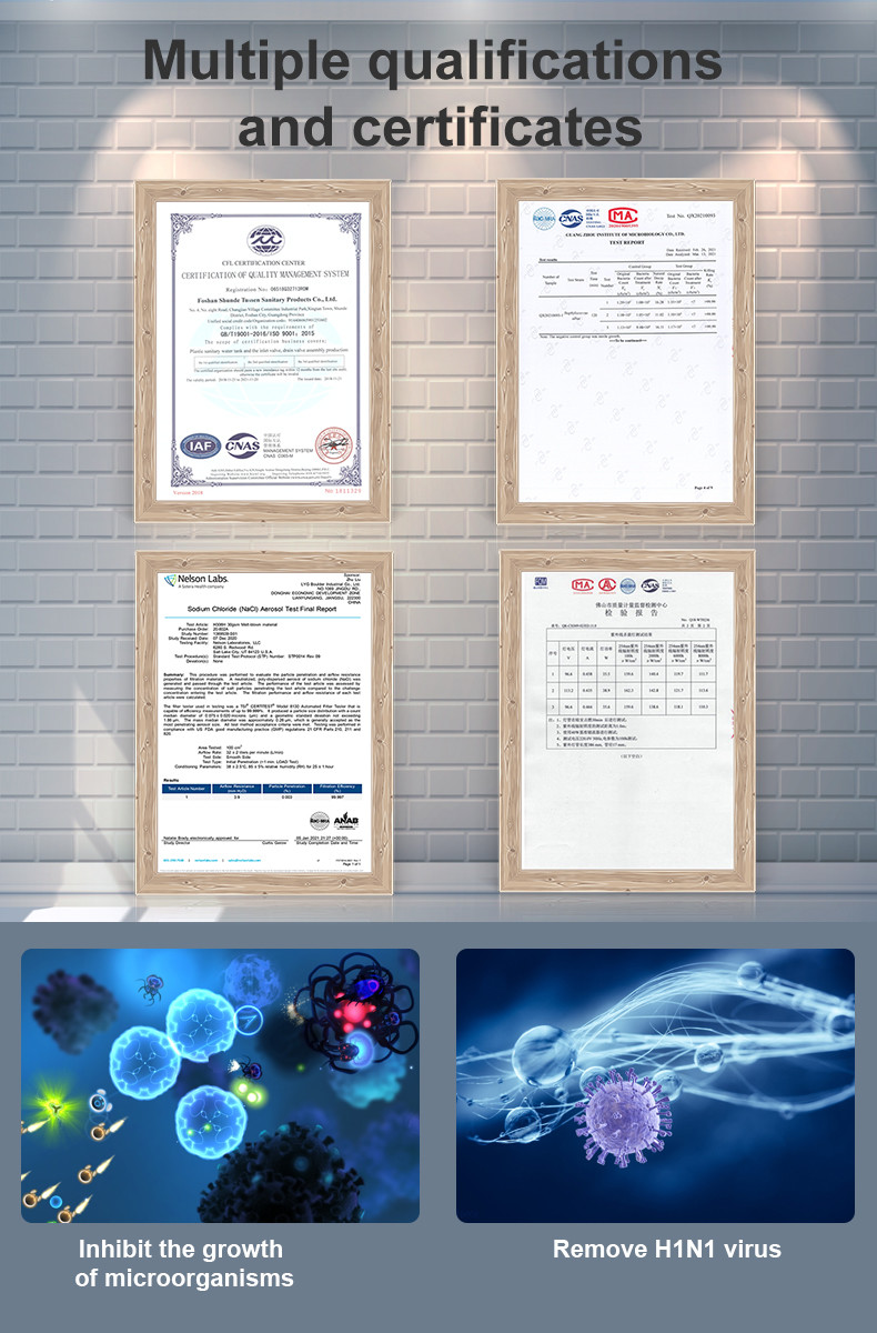Commercial Filter UVC Sterilizer Air Purifier With Humidifying Function