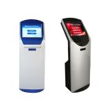 19 inch Floor Stand Queue Management System Touch Screen QMS Ticket Dispenser