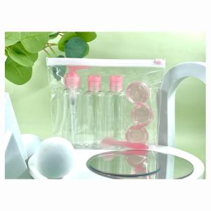 Quality PET Plastic Bottle and Cream Jar Travel Set for Packaging Cosmetics Skincare Products wholesale