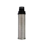 White Black Gray Aluminum Muffler , High Flow Pneumatic Muffler