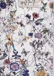 Transfer foil for leather Flower design transfer film for pvc leather G4027 Hot