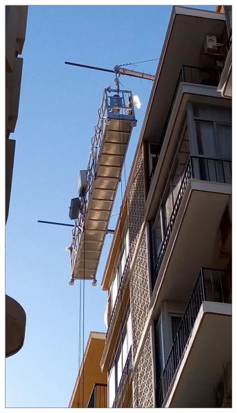 High rise maintenance aluminium ZLP630 suspended platform in Malaysia