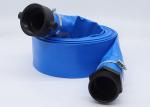 4 Bar Working Pressure PVC Layflat Hose 2 Inch 1mm - 3.5mm Thickness With