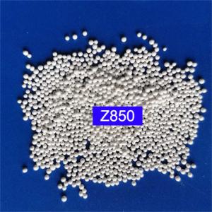 Quality Non Ferrous AMS Ceramic Shot Peening Media Z850 Z600 Z425 For Engines And Wheel Hub wholesale