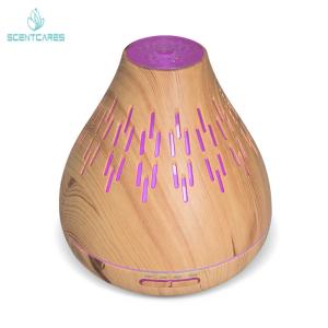 China 300ml ultrasonic aroma diffuser Wood Grain Aromatherapy Diffuser on sale