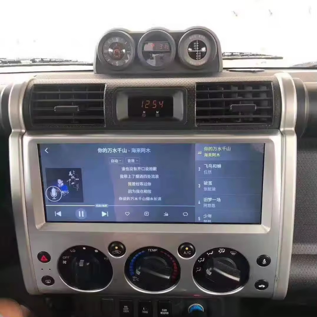 12.3" Car Stereo For Toyota FJ CRUISER Head Unit GPS Carplay Touch Screen