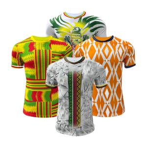 Quality 2023-2024 Africa Ghana National Team Jersey Cutting-Edge 100% Polyester Fabric wholesale
