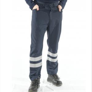 Quality Fire Resistant Cargo Work Pants With Reflective Tape 100 Cotton wholesale