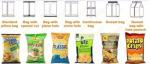 Snack Food Biscuits Filling VFFS Packing Machine 60bags/Min