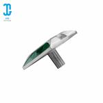 Green Traffic Safety Solar Road Studs IP68 Aluminium Cat Eye With 6pcs LED