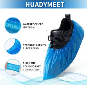 Quality 17*40cm Size Dustproof Non-Slip Disposable Booties Protector Cover for Protection wholesale