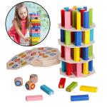 Tower 12.5cm Automatic Domino Train Domino Wooden Blocks