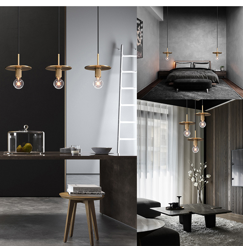 Industrial LED Pendant Lighs Living Room Lighting Bar Home Decor Cafe Light Fixtures(WH-GP-75)