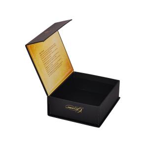 Quality Black Hard Cardboard Wig Box Magnetic CMYK Printing Multipurpose wholesale
