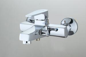 Quality Square Wall Mounted Brass Tub And Shower Faucet wholesale