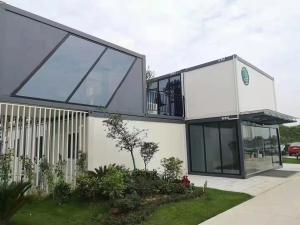 Quality Steel Structure Modern Prefab Container Homes Glass Wool Roof wholesale