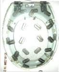poly-resin toilet seat cover,decor toilet seat,tranparent toilet seat