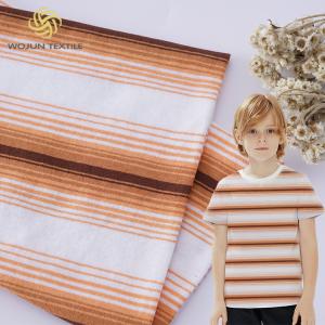 Quality Absorb Sweat Knit Striped Jacquard Fabric 180cm Width wholesale