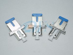 Quality Metal Solid Fiber Optic Adapter SC / UPC Hign Reflection Loss Precision wholesale