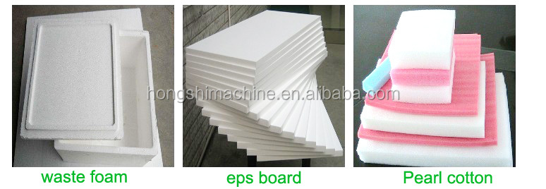 Automatic foam crusher machine / EPS foam molding machine /Polystyrene foam hot melting recycling machine