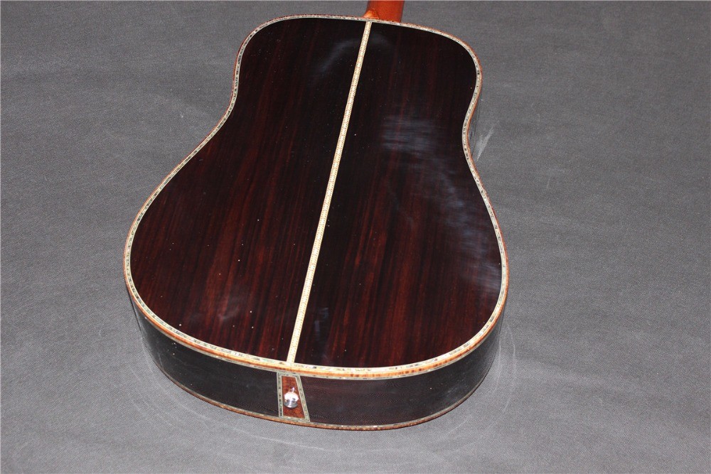 AAAA all solid dreadnought guitars customize D-45 handmade amazing acoustic guitar
