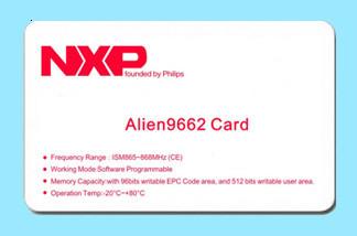 UHF AZ-9662 inlay card, Alien H3 long-distance UHF card, Road toll ETC card, UHF