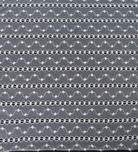Quality Elastic Floral Lace Fabric Red Shrink-Resistant OEM / ODM wholesale