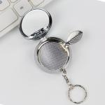 Portable Custom Round Ashtray Keychain Creative Stainless Steel