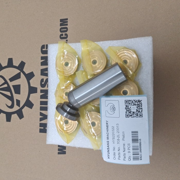 Piston 708-2L-23313 Hyunsang Excavator Hydraulic Parts Piston 7082L23313 708-8H-33313