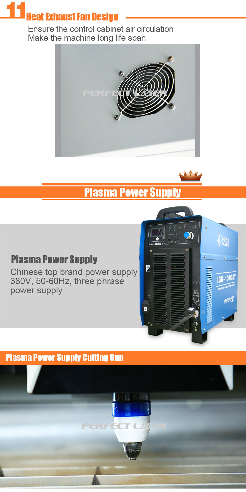 1500*3000mm Auto Plasma Metal Cutting Machine For 25mm Carbon Steel and Stainless Steel