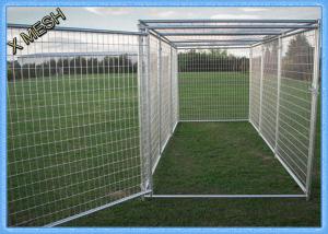 Quality 11 Gauge Galvanised Weld Mesh Panels Painted Outdoor Dog Kennel 10X10X6 Foot wholesale