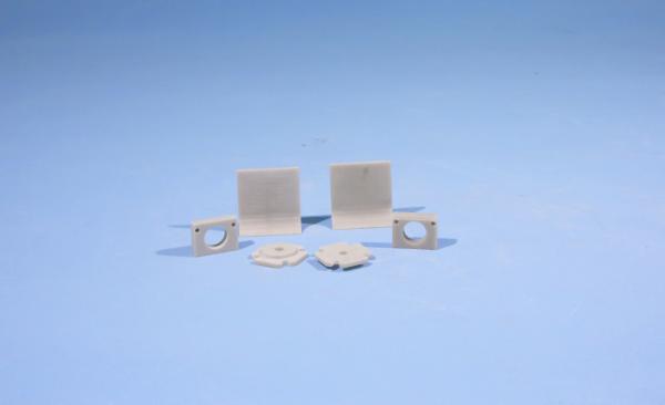 High Temperature Resistant Aluminum Nitride Ceramic Machinery Parts Natural