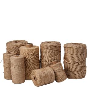 Quality 1mm-20mm Colored Jute Twine ISO9001 Eco Friendly 6mm Jute Rope wholesale