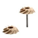 Industrial PEEK Plastic Machining Impeller Machined Parts Lightweight High