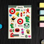 157gram Gift Stickers Labels CMYK Colour Self Adhesive Stickers