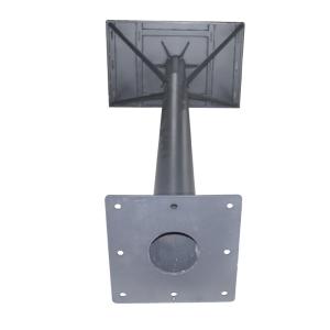 Quality Steel Floor Mount Upright Post Boltless Shelving Upright Posts 1000 Pounds Load Capacity wholesale