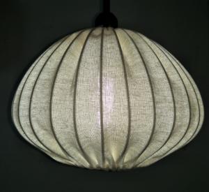 Quality Shrink Wrap Chinese Lantern Lampshade 300*200MM Faux Linen wholesale