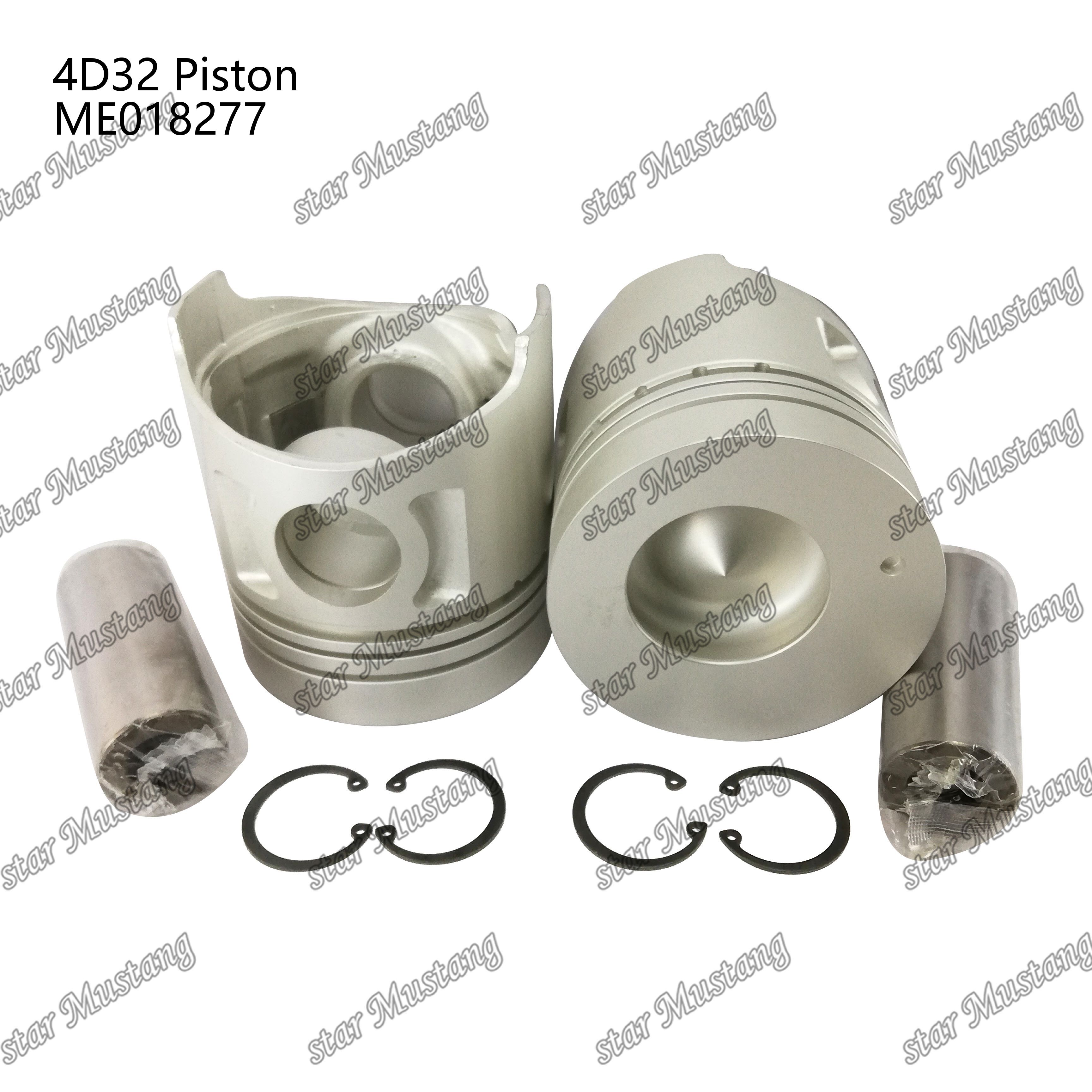 Piston 4D32 Combustion chamber 52mm Height 112.3mm ME018277 For Mitsubishi Engine Spare Parts