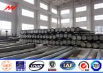 230kv 3mm Thickness Tubular Steel Pole With Prestressed Anchor Bolt Accessories