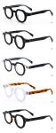 Stylish Temple Adjustable Acetate Optical Glasses Frame MR 98618