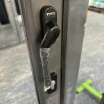 curved thermal break aluminum folding door good sealing