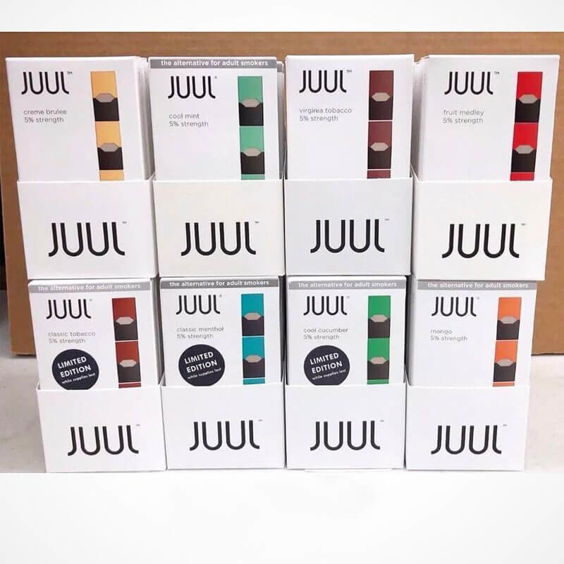 Factory oem e-cigarette accessories 0.9ml Myle pods CUBAN ICE PEPPERMINT MANGO STRAWBERRIE for Myle flat Vape device