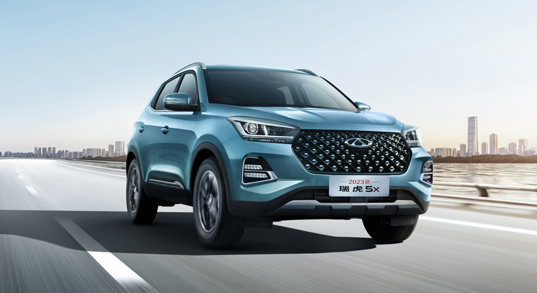 Small SUV Gasoline Vehicle Chery TIGGO 5X 2020 Electric Auto MT Car Entertainment System with Manual Driver's Seat Adjustment