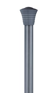 Quality Easy Clean 350cm Length 19mm Diameter Aluminum Curtain Rod Hanging wholesale