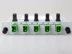 Quality Cassette Fiber Optic Splitter 1x4 Sc Apc Connector For PON Networks wholesale