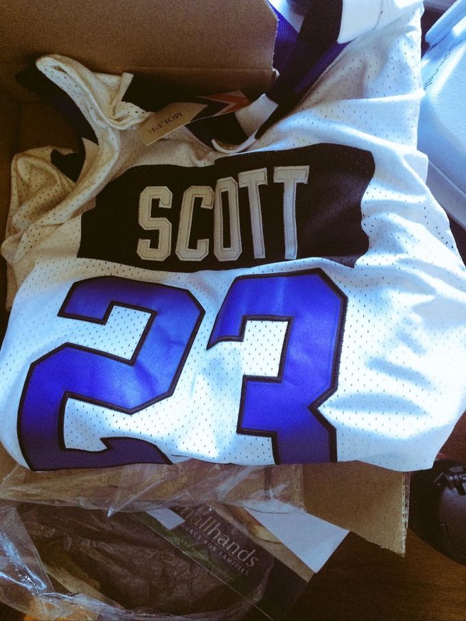 Plus Size Competition Clothing #23 Tree Hill Ravens S-XXXL White Comfortable Soft