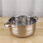 Wholesale 8pcs Soup Stock Pot Set Non Stick Stainless Steel 410 Pots Set with