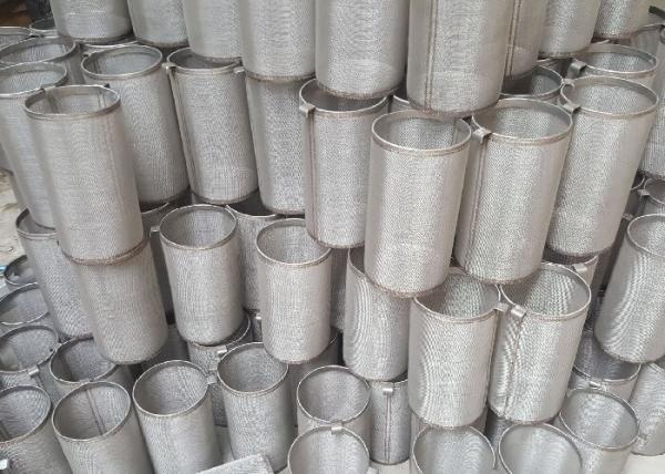 Customized 316 304 Stainless Steel Filter Mesh Screen Filter Tube / Filter